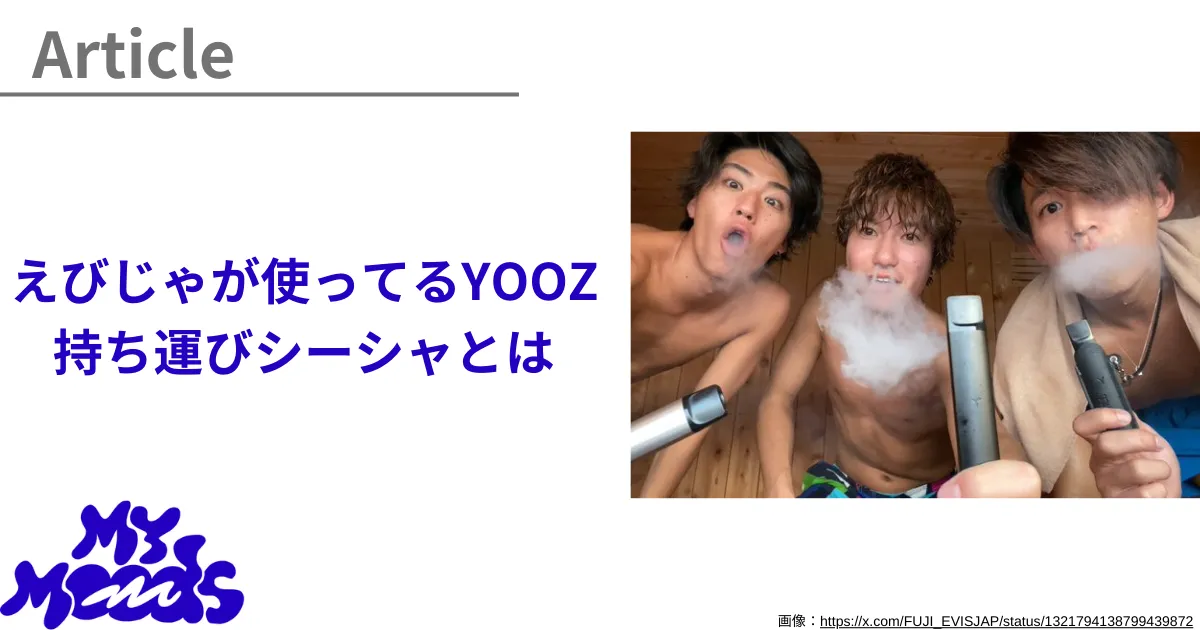 えびじゃ(えびすじゃっぷ)のYOOZ(持ち運びシーシャ)とは？ドンキで売っ 